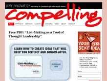 Tablet Screenshot of levyinnovation.com